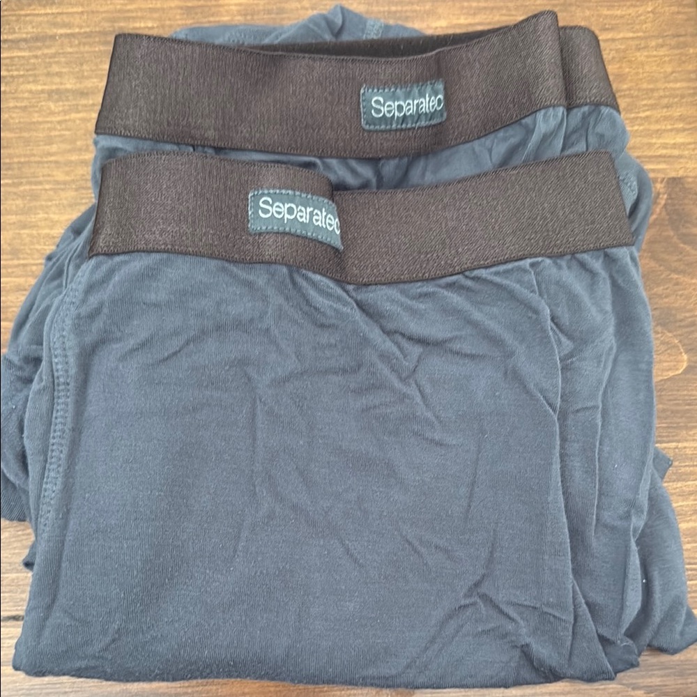 Men's Separatec Gray Boxer Briefs Medium